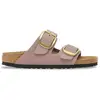 Image de Sandales en cuir à grosse boucle femme Birkenstock Arizona Rose 41 Étroit 1030528