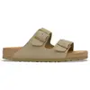 Image de Sandales cuir velours suède Birkenstock Arizona Beige 41 Étroit 1032061