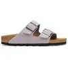 Image de Sandales cuir Birkenstock Arizona Suede Violet 38 Étroit 1032748