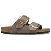 Image de Sandales synthétique femme Birkenstock Arizona Big Buckle Marron 36 Étroit 1032891