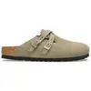 Image de Sabots cuir femme Birkenstock Blair Gris 38 Étroit 1032905