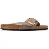 Image de Sandales synthétique femme Birkenstock Madrid Big Buckle Marron 40 Étroit 1032935
