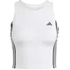 Image de Débardeur femme adidas Own the Run 3-Stripes Blanc S IN1438