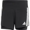 Image de adidas Adizero 2in1 Short De Running Hommes-Noir,Blanc, Taille S