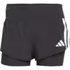 Image de Short 2 en 1 femme adidas Adizero Noir XS JD4224