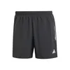 Image de adidas Own The Run 5in Short De Running Hommes-Noir,Blanc, Taille XXL