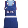 Image de Débardeur femme adidas France 2024 Bleu S IT4013