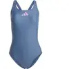Image de Maillot de bain 1 pièce femme adidas 3 Bars Bleu 40 IW6023
