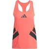 Image de adidas Road To Records Débardeur Tank Top Femmes-Corail,Noir, Taille L