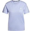 Image de T-shirt femme adidas Own the Run 3-Stripes Violet XL JD2276
