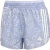 Image de Short femme adidas Own the Run 3-Stripes Bleu L 3" JD7759