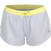 Image de Puma Knit 3in Split Short De Running Femmes-Gris Clair,Jaune, Taille L