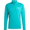 Image de adidas Terrex XPR Half-Zip Maillot De Course Hommes-Vert, Taille M