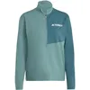 Image de adidas Terrex MT Half-Zip Maillot De Course Femmes-Vert Foncé,Vert, Taille M