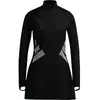 Image de Haut de maillot de bain manches longues femme adidas Big Bars Noir 38 JY9758