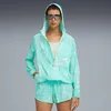 Image de Puma Velocity AOP Woven Veste Running Femmes-Vert, Taille XS