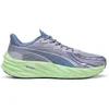 Image de Puma Velocity Nitro 4 Chaussure de running sans stabilisateurs Hommes-gris, vert, Taille 44