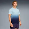 Image de Puma HYROX Graphic Maillot de course Hommes - bleu clair, bleu foncé, Taille S