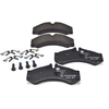 Image de HELLA 8DB 355 005-391 Jeu de plaquettes de frein préparé pour l'indicateur d'usure, avec vis d'étrier de frein, avec accessoires