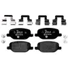 Image de HELLA 8DB 355 006-741 Jeu de plaquettes de frein non préparé pour l'indicateur d'usure, avec vis d'étrier de frein, avec accessoires