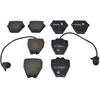 Image de HELLA 8DB 355 008-791 Jeu de plaquettes de frein avec contact du palpeur d'usure intégré, avec accessoires