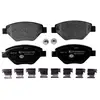 Image de HELLA 8DB 355 010-551 Jeu de plaquettes de frein non préparé pour l'indicateur d'usure, avec vis d'étrier de frein, avec accessoires