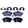 Image de HELLA 8DB 355 011-371 Jeu de plaquettes de frein préparé pour l'indicateur d'usure, avec vis d'étrier de frein, avec accessoires