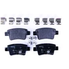 Image de HELLA 8DB 355 012-391 Jeu de plaquettes de frein non préparé pour l'indicateur d'usure, avec vis d'étrier de frein, avec accessoires