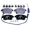 Image de HELLA 8DB 355 012-781 Jeu de plaquettes de frein contact de signal d'usure inclus, avec accessoires