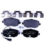 Image de HELLA 8DB 355 012-851 Jeu de plaquettes de frein avec contact du palpeur d'usure intégré, avec accessoires