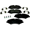 Image de HELLA 8DB 355 015-081 Jeu de plaquettes de frein préparé pour l'indicateur d'usure, avec vis d'étrier de frein, avec accessoires