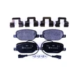 Image de HELLA 8DB 355 015-571 Jeu de plaquettes de frein avec contact du palpeur d'usure intégré, avec vis d'étrier de frein, avec accessoires