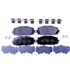 Image de HELLA 8DB 355 016-191 Jeu de plaquettes de frein non préparé pour l'indicateur d'usure, avec accessoires