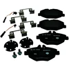 Image de HELLA 8DB 355 018-731 Jeu de plaquettes de frein contact de signal d'usure inclus, avec vis d'étrier de frein, avec accessoires