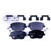 Image de HELLA 8DB 355 018-801 Jeu de plaquettes de frein non préparé pour l'indicateur d'usure, avec vis d'étrier de frein, avec accessoires