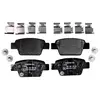 Image de HELLA 8DB 355 018-851 Jeu de plaquettes de frein non préparé pour l'indicateur d'usure, avec vis d'étrier de frein, avec accessoires