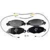 Image de HELLA 8DB 355 019-421 Jeu de plaquettes de frein contact de signal d'usure inclus, avec vis d'étrier de frein, avec accessoires