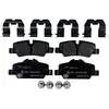 Image de HELLA 8DB 355 021-481 Jeu de plaquettes de frein préparé pour l'indicateur d'usure, avec vis d'étrier de frein, avec accessoires