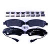 Image de HELLA 8DB 355 021-901 Jeu de plaquettes de frein avec contact du palpeur d'usure intégré, avec vis d'étrier de frein, avec accessoires
