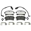 Image de HELLA 8DB 355 025-291 Jeu de plaquettes de frein contact de signal d'usure inclus, avec accessoires