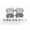 Image de HELLA 8DB 355 025-331 Jeu de plaquettes de frein non préparé pour l'indicateur d'usure, avec vis d'étrier de frein, avec accessoires