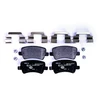 Image de HELLA 8DB 355 025-401 Jeu de plaquettes de frein non préparé pour l'indicateur d'usure, avec vis d'étrier de frein, avec accessoires