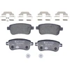 Image de HELLA 8DB 355 025-421 Jeu de plaquettes de frein non préparé pour l'indicateur d'usure, avec vis d'étrier de frein, avec accessoires