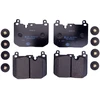 Image de HELLA 8DB 355 025-621 Jeu de plaquettes de frein préparé pour l'indicateur d'usure, avec accessoires