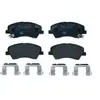 Image de HELLA 8DB 355 036-501 Jeu de plaquettes de frein contact de signal d'usure inclus, avec accessoires