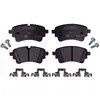 Image de HELLA 8DB 355 040-961 Jeu de plaquettes de frein non préparé pour l'indicateur d'usure, avec vis d'étrier de frein, avec accessoires