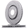 Image de ZIMMERMANN 440.3106.52 Disque de frein Essieu avant, perforé, revêtu