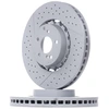 Image de ZIMMERMANN 400.5503.70 Disque de frein Essieu avant, Pot de disque de frein en aluminium, revêtu, allié/carbonisé