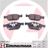 Image de ZIMMERMANN 25804.170.1 Jeu de plaquettes de frein avec indicateur d'usure, La photo correspond au contenu de la livraison