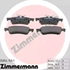 Image de ZIMMERMANN 25054.150.1 Jeu de plaquettes de frein avec indicateur d'usure, La photo correspond au contenu de la livraison